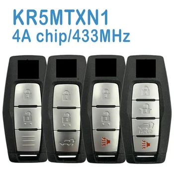 KR5MTXN1 Auto Smart Remote Control 2/3/4 Кнопки 433 МГц 4A Чип 8637C253 Заменить Автомобиль Без Ключа Для Mitsubishi Outlander 2021 2022