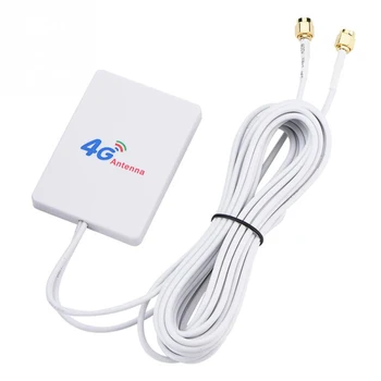 WIFI Мобильный маршрутизатор Белый Сетевой усилитель 4G 3G SMA Двойной Широкополосный Внешний 28DBI TS-9 Разъем Антенна LTE Антенна