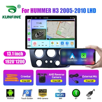 13,1-дюймовый Автомобильный Радиоприемник Для HUMMER H3 2005-2010 LHD Автомобильный DVD GPS Навигация Стерео Carplay 2 Din Центральный Мультимедийный Android Auto