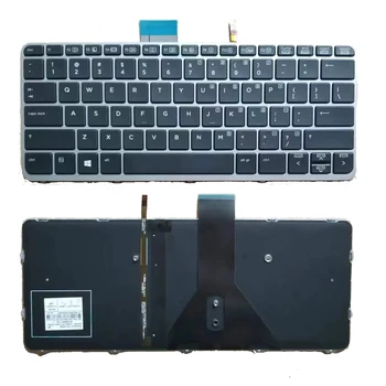 Новая американская клавиатура для HP EliteBook Folio 1020 G1 1030 G1 С подсветкой И рамкой 9Z.NBMBV.10R на английском