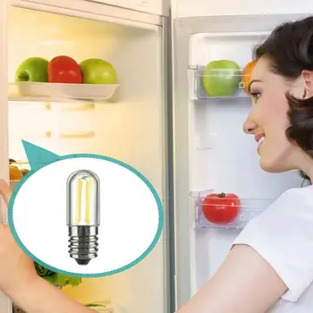 Мини-светодиодная лампа, высококачественное освещение, Светодиодная лампа 220 В, Противоударная лампа накаливания с регулируемой яркостью для холодильника с морозильной камерой 2700k E14 1 Вт, 2 Вт, 3 Вт