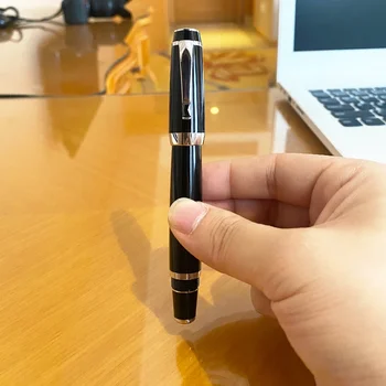 Роскошная черная классическая шариковая ручка, ручка для подписи, школьные письменные принадлежности, канцелярские принадлежности для офиса, 100% абсолютно новый, 25563