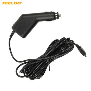 Автомобильное зарядное устройство FEELDO 3,5 м, автоматический видеомагнитофон, USB-зарядное устройство, шнур питания для GPS-навигатора # FD-5492