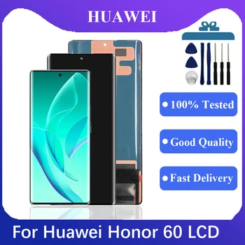 6,67-дюймовый Оригинальный Экран Для Huawei Honor 60 LSA-AN00 ЖК-дисплей С Сенсорным экраном В сборе Для замены ЖК-дисплея Honor 60