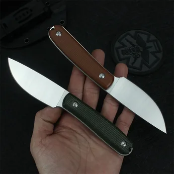 KESIWO GT0160 Походный Нож 14C28N С Фиксированным Лезвием Micarta Ручка Тактический Открытый Прямой K Ножны EDC Выживания Новый Охотничий Нож