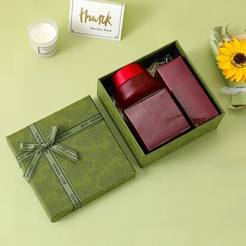 1шт Изысканная Зеленая Коробка для упаковки ювелирных изделий Сумка-органайзер Ящик для сумок Ожерелье Подарочная коробка ювелирных Изделий Браслет