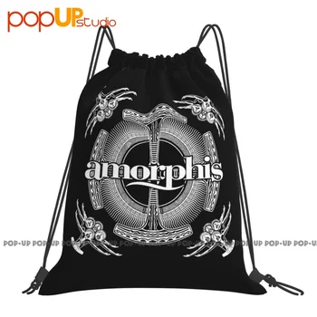 Финская хэви-металлическая группа Amorphis Hammer Сумки на шнурке, спортивная сумка, модная большая емкость