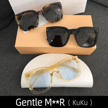 Солнцезащитные очки KuKu Gentle GM Для женщин, мужские черные очки Cat eye MGlasses, шпионская мода, роскошный дизайнерский бренд Jennie Оверсайз