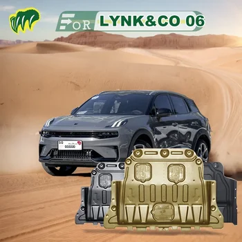 Защитное устройство для LYNK & CO 06 2023 Защита двигателя шасси от брызг Доска для защиты дна Автомобильные аксессуары под чехлом