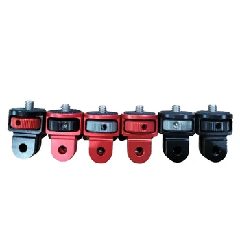 Для спортивной камеры Gopro серии DJI Insta360 Замена многофункционального интерфейса адаптера 1/4, 1/4 адаптера, черный, красный