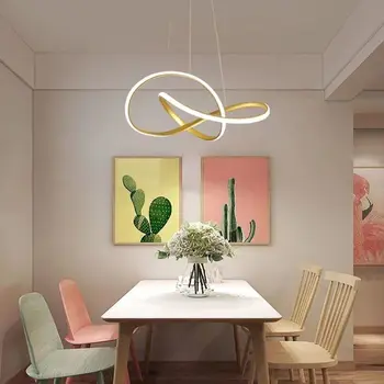 Современная подвесная люстра для офиса, столовой, кухни, Люстра в скандинавском стиле для гостиной, Светильники