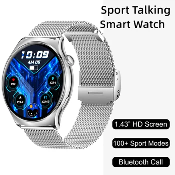 Мужские смарт-часы Round Bluetooth Answer Call Watches 100 + Sport для infinix Zero Ultra OPPO Find X2 Lite vivo Y71 ZTE Axon 50