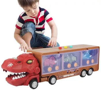 Машинки-динозавры для малышей, интеллектуальные игрушки, распыляющие игрушечные машинки-динозавры Для мальчиков и девочек, детские сувениры для вечеринок, принадлежности, Подарочная сумка