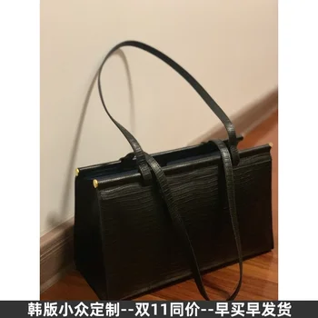 Южная Корея, Японская сумка-тоут большой емкости, кожаная женская сумка для пригородных поездок с небольшим дизайном, новинка