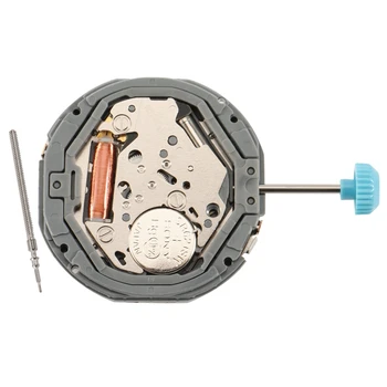 Сменный механизм 6P09, механический механизм с автоподзаводом, инструмент для ремонта часов с индикацией даты, серебристый