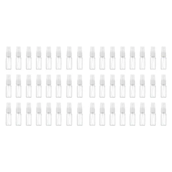 48шт Прозрачных Пустых бутылок-распылителей объемом 20 мл, Портативных бутылок-распылителей мелкого Тумана многоразового использования.