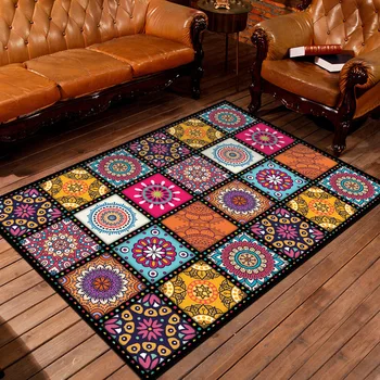 Винтажный ковер в персидском стиле, 3D Печать, Ковры для гостиной, Коврики для спальни, роскошный декор для домашнего салона, Коврики alfombra