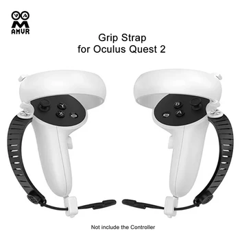 Ремешок AMVR TPU для контроллера Oculus Quest 2, ремни от падения, аксессуары для игр виртуальной реальности