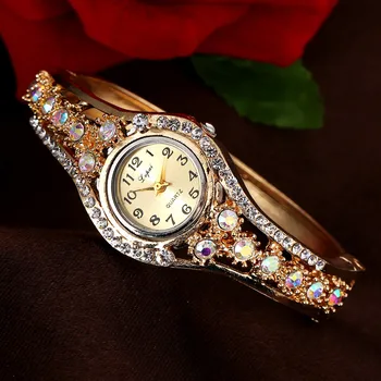 Часы для женщин Модные кварцевые наручные часы Женские часы из нержавеющей стали Точный набор кварцевых женских часов Montre Femmes