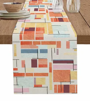 Абстрактная модернистская картина маслом украшение настольной дорожки Домашний декор Украшение обеденного стола декор стола