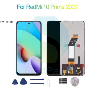 Для RedMi 10 Prime 2022 ЖК-экран дисплея 6,5 