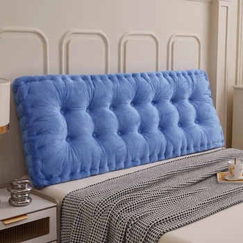 Толстая подушка Зимняя однотонная подушка для украшения домашнего офиса Длинная подушка для сиденья Высококачественный коврик татами