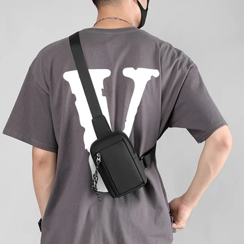 Мужская нагрудная сумка, спортивная сумка через плечо, дорожные сумки для телефона, Оксфордская модная мужская боковая сумка через плечо, мужская повседневная сумка