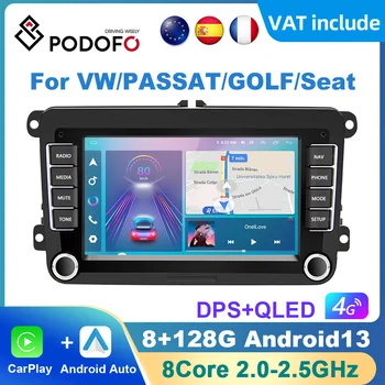 Podofo 2 din Android Carplay Автомобильный Радио Мультимедийный Плеер 7