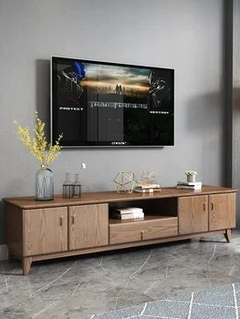 Шкаф для телевизора из массива скандинавского дерева простой современный шкаф для хранения ясеня rock banhu peach