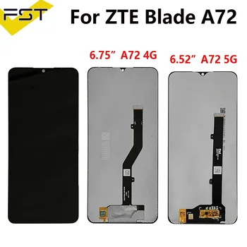 Оригинальный ЖК-дисплей для ZTE Blade A72 4G ЖК-дисплей + дигитайзер с сенсорным экраном в сборе Дисплей для ZTE A72 5G 7540N Ремонт ЖК-дисплея A72