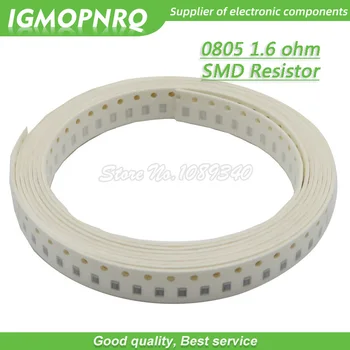 300шт 0805 SMD Резистор 1.6 Ом Чип-резистор 1/8 Вт 1.6R 1R6 Ом 0805-1.6R