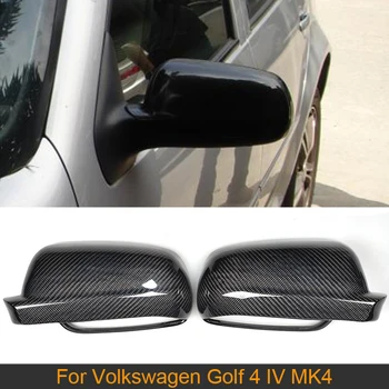 Крышки Автомобильных Зеркал заднего Вида Из Углеродного Волокна Для Volkswagen VW Golf 4 IV MK4 1998-2004, Крышки Боковых Зеркал Автомобиля, Корпус ABS