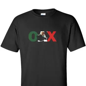 Футболка Унисекс цвета флага Мексики Oaxaca ‘OAX’ из 100% хлопка S, M, L, XL