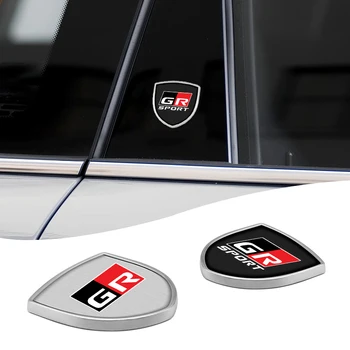 3D Металлическая Наклейка Значок Кузова Автомобиля Щит Аксессуары Для Укладки Toyota GR Sport Gazoo Racing RAV4 C-HR Avensis Prado Auto Styling