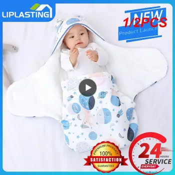 1/2 шт. Летние одеяла для новорожденных, мягкие детские спальные мешки, постельное белье для новорожденных, мультяшный спальный мешок, детское пеленальное одеяло 0-6