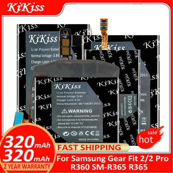 Аккумулятор KiKiss Для Samsung Gear Fit 2/2 Pro 2Pro Fit2 Fit 2 Pro Fit2 Pro R360 SM-R365 R365 Batterij + НОМЕР трека