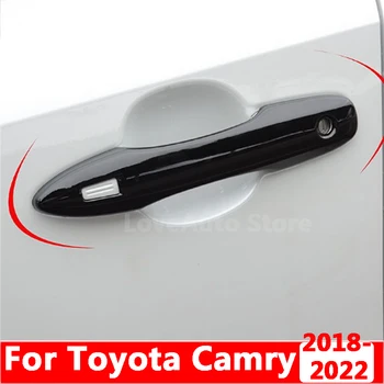 Для Toyota Camry XV70 2018 2019 2020 2021 2022 Автомобильный ABS Хромированная Дверная ручка Крышка Аксессуары для внешней отделки кузова Крышка