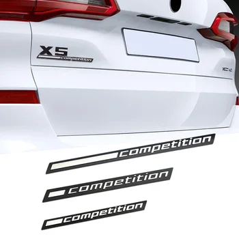 3D ABS Эмблема Соревнований На Заднем Багажнике Автомобиля BMW M1 M2 M3 M4 M5 M6 X1 X2 X3 X4 X5 X6 M Наклейки Для Соревнований Аксессуары