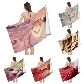 Домашние банные полотенца для тела Полотенца для ванной в натуральном животном стиле, быстросохнущее пляжное полотенце из микрофибры, мужское женское большое спортивное полотенце