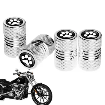 Герметичные и универсальные колпачки для автомобильных шин Набор из 4 пылезащитных крышек для штока клапана, колпачки для штока клапана для автомобиля, мотоцикла