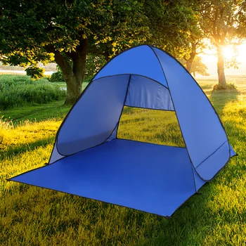 Автоматическая мгновенная всплывающая Пляжная палатка с легкой защитой от ультрафиолета на открытом воздухе, Кемпинг, Домик для рыбалки, Навес от солнца