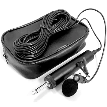 микрофон 6,5 мм Микрофон для саксофона Эрху, скрипки, музыкального инструмента, экологичный петличный нагрудный микрофон