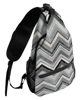 Текстурные серые нагрудные сумки в скандинавском стиле для женщин и мужчин, водонепроницаемые сумки-мессенджеры, женские дорожные спортивные сумки через плечо