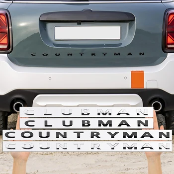 1шт 3d Металлический Черный Логотип Countryman Буквы Эмблема Багажника Автомобиля Значок Для Mini Cooper S F60 JCW Countryman R60 Наклейки Аксессуары