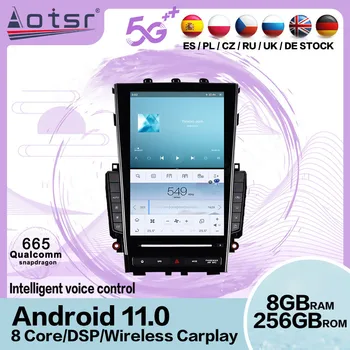 Мультимедийный стереоплеер Qualcomm Tesa с экраном Android 11 для Infiniti Q50L 2015 2016 2017 2018, головное устройство GPS Navi Radio Record