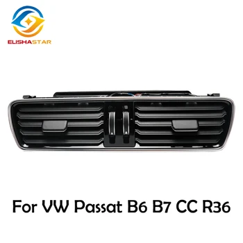 Для VW Passat B6 B7 CC R36 Розетка Кондиционера на Передней Приборной панели Автомобиля A/C Вентиляционные Отверстия Кондиционера 3AD819728 3AD819702 3AD819701