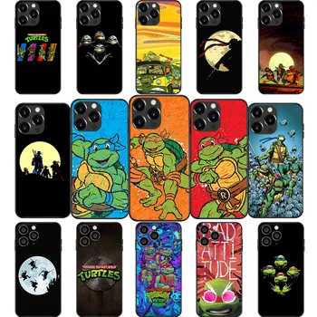 ID-48 Mutants Ninjas Turtles Мягкий чехол для iPhone 5S SE 6 6S 7 8 11 X XS XR Plus Pro Max