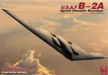 Сборная модель UA72201 в масштабе 1/72 ВВС США B-2A Spirit Stealth Bomber Model Kit