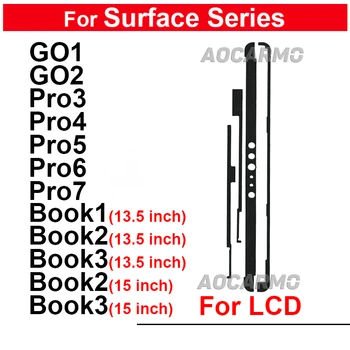 Для Surface Pro 3 4 5 6 7 GO1 GO2 Book 1 2 3 Book2 Book3 13,5 15 Дюймов Передняя Клейкая Наклейка на ЖК-дисплей Pro4 Pro5 Pro7