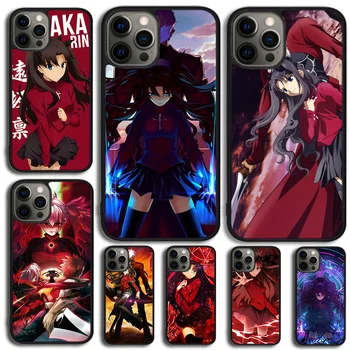 Fate Stay Night Rin Tohsaka & Archer Чехол Для Телефона iPhone 15 14 SE XR XS 11 12 13 Mini Pro MAX 6 7 8 Plus